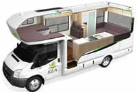 Our range on offer of motorhomes has campers to top of the range large luxury RV Winnebago style motorhomes from kea, Maui, Britz, Apollo, Cheapa and Backpacker for the budget concious to the upmarket packed deals and specials.